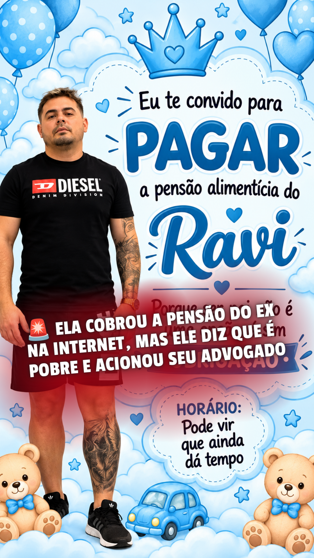 🚨 HOMEM AMEAÇA PROCESSAR EX APÓS TER COBRANÇA DE PENSÃO NA INTERNET. Revoltado p